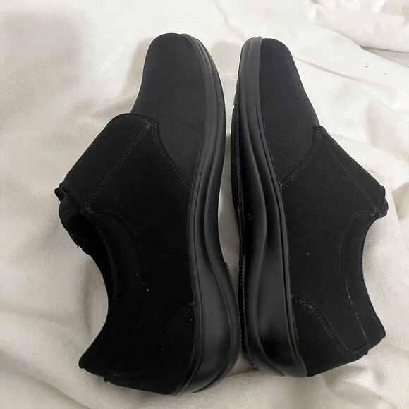 Orthofeet Shoes Womens Size 10 Wide Black Stretchable Strap Comfort Walking - Picture 7 of 7